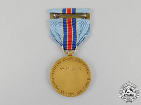Air Force Valor Award Reverse