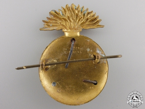 Edmonton Fusiliers Other Ranks Cap Badge Reverse