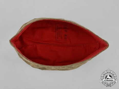 Afrikakorps Heer Smoke & Chemical Field Cap M35 Interior