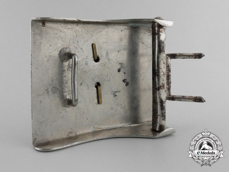 Firefighters Traditional Enlisted Ranks Belt Buckle (variation 3) Reverse