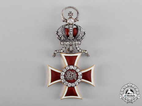 Order of Leopold, Type III, Civil Division, Grand Cross in Diamonds Obverse