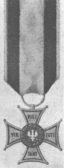 Order of Virtuti Militari, Type II, Silver Cross (1921-1939) Obverse