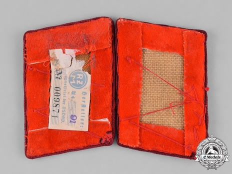 NSDAP Bereichsleiter Type IV Gau Level Collar Tabs Reverse