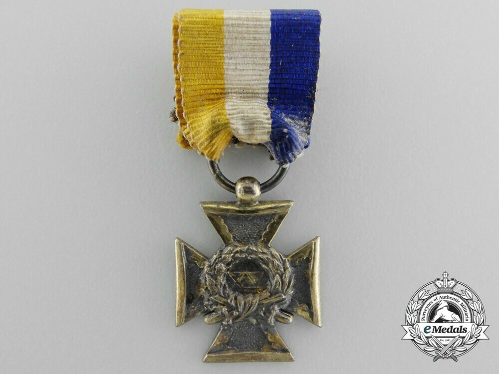 Miniature cross for 15 years obverse