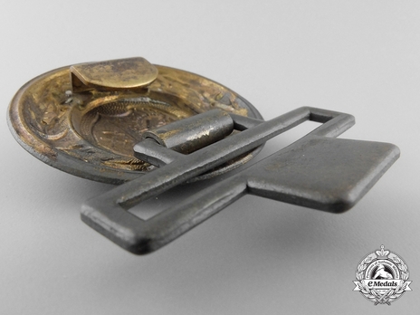 Firefighters Regional Officer Belt Buckle (Upper Silesia version) Reverse
