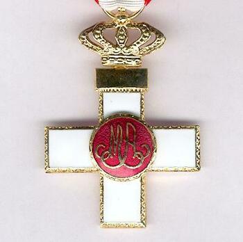 1st Class Cross (white distinction) (gilt) Reverse