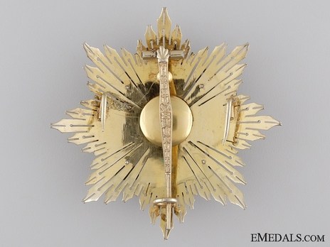 Grand Cross Breast Star (white distinction) Reverse