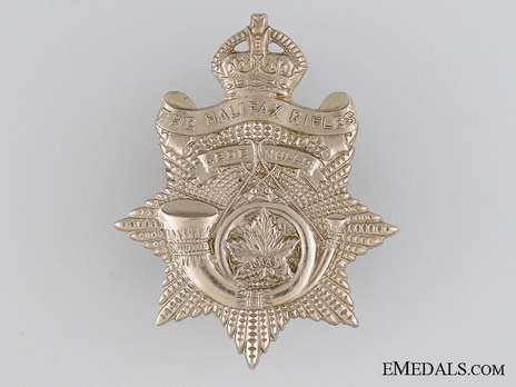 Halifax Rifles Other Ranks Cap Badge Obverse