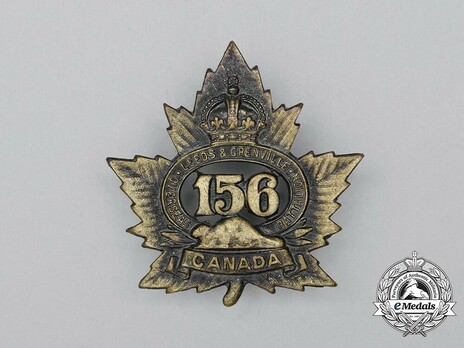 156th Infantry Battalion Other Ranks Cap Badge Obverse
