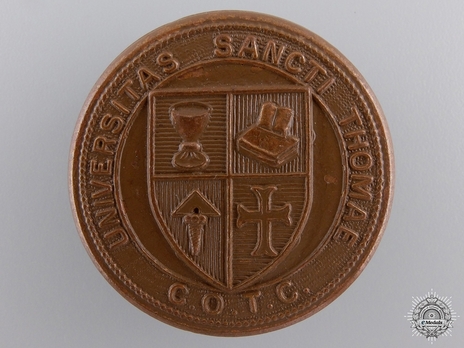 St. Thomas University Canadian Officer Training Corps Other Ranks Cap Badge Obverse