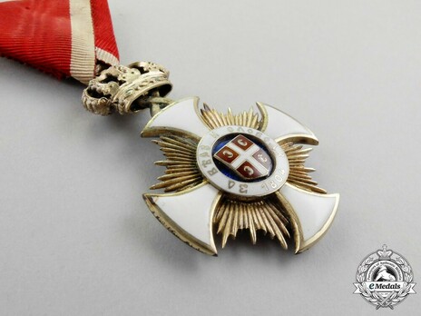 Order of the Star of Karageorg, Civil Division, IV Class Obverse