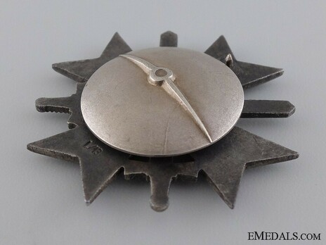 War Merit Cross I Class with Swords, by P. Meybauer (L/13, tombac, screwback) Reverse