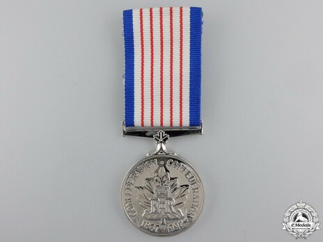 125th Anniversary of the Confederation of Canada MedalObverse
