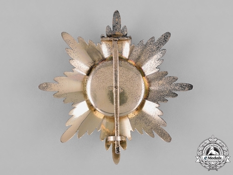 Order of Saint Stanislaus, Type II, Civil Division, I & II Class Breast Star (in gold)
