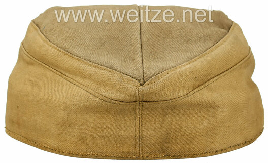 Afrikakorps Heer Armoured NCO/EM's Visored Field Cap with Soutache Back