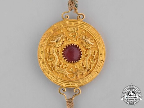 Order of the Imperial Dragon, I Class Obverse