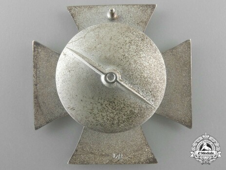 Iron Cross I Class, by B. H. Mayer (L/18, screwback) Reverse