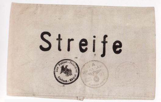 German Police 'Streife' Armband Obverse