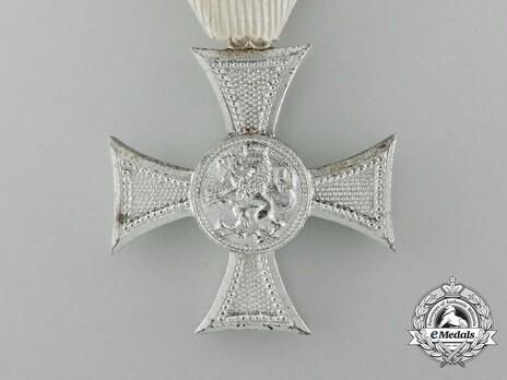 Long Service Cross, Type II, I Class, for 10 Years Reverse