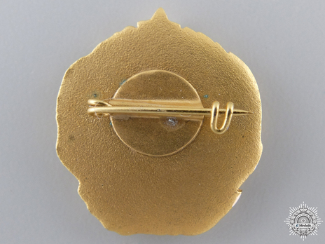 Miniature Order of Georgi Dimitrov Reverse