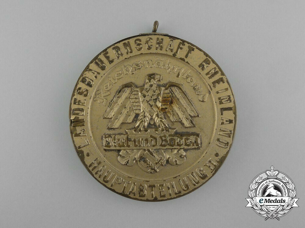 State+farmers%27+group+rhineland+badges%2c+merit+badge+for+horse breeding+1