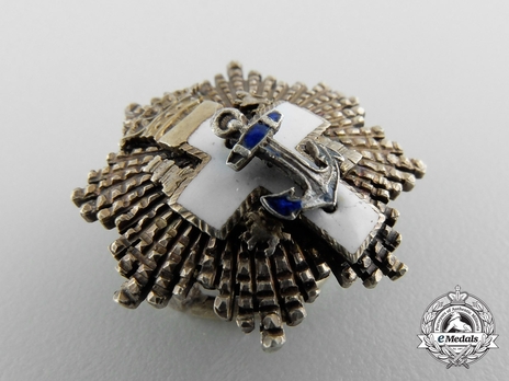 Miniature 3rd Class Breast Star (white distinction) Obverse