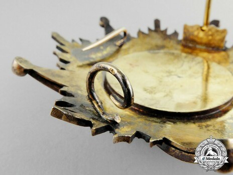 Order of the African Redemption, Grand Commander Breast Star Reverse Detail