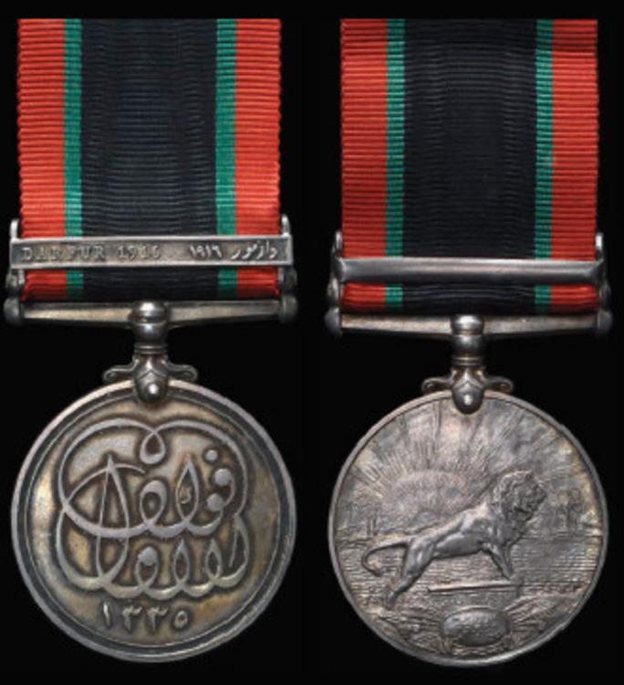 Khedives+sudan+medal+darfur+1916+clasp+me102