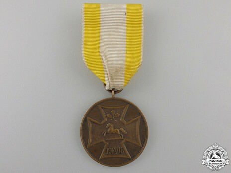 Commemorative War Medal of the Hanover Military Association (in bronze) Obverse
