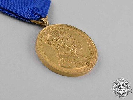 Coronation Medal, 1861 (stamped, in bronze gilt) Obverse