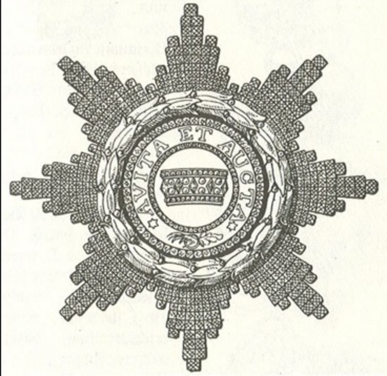Order+of+the+iron+crown%2c+i+class+breast+star%2c+type+iii+%28with+lower+class+war+decoration%29