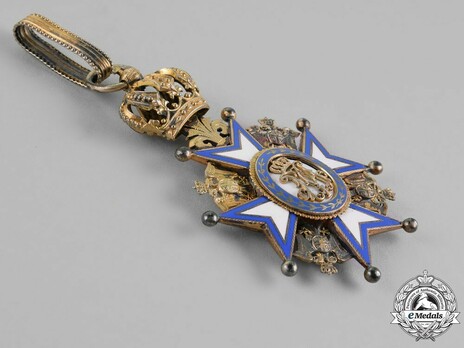 Order of Saint Sava, Type I, III Class Reverse