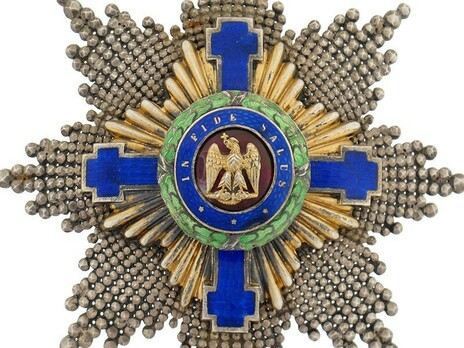  The Order of the Star of Romania, Type I, Civil Division, Grand Officer's Breast Star Obverse
