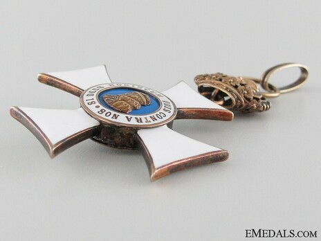 Order of Philip the Magnanimous, Type II, I Class Knight's Cross (with crown, in silver gilt) Obverse