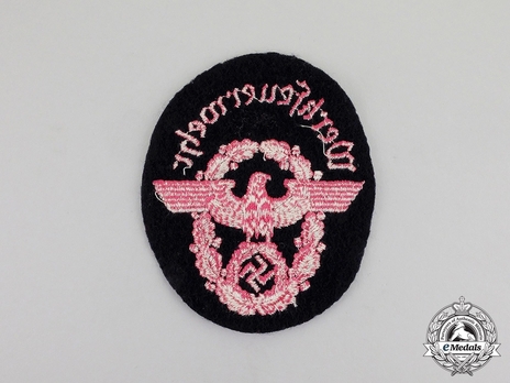 Firefighters Werkfeuerwehr Enlisted Ranks Sleeve Eagle Reverse