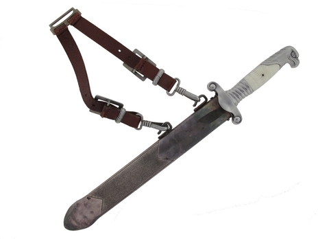 RAD Hewer M37 by C. J. Krebs Reverse in Scabbard