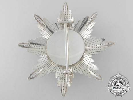 Type II, Grand Cross Breast Star (in silver and gold) Reverse