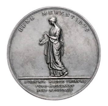 Academy of Military Surgeons' Merit Medal, Large Silver