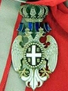 Order of the White Eagle, Type I, Civil Division, IV Class Obverse