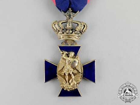 Royal Order of Merit of St. Michael, III Class Cross (in silver gilt) Obverse