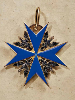 High Order of the Black Eagle, Cross (in silver gilt) Reverse