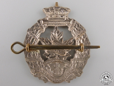 West Nova Scotia Regiment Officers Cap Badge Reverse
