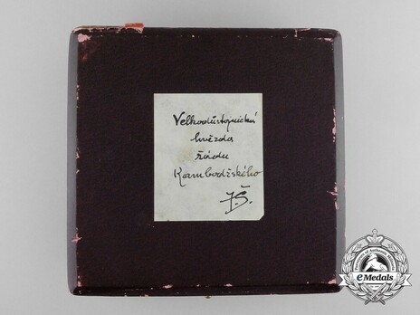National Order of Independence, Grand Officer Breast Star Case of Issue