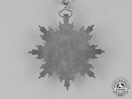 Order of the Double Dragon, Type II, III Class, II Grade Star Reverse