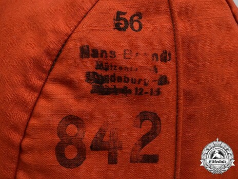 Afrikakorps Heer Transport Field Cap M35 Stamp Detail