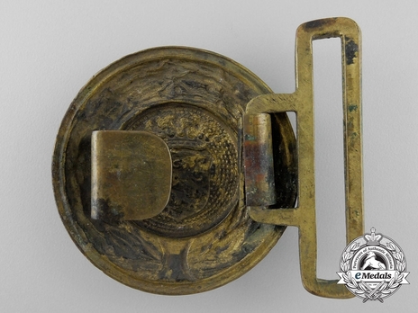 Firefighters Regional Officer Belt Buckle (Hesse version) Reverse