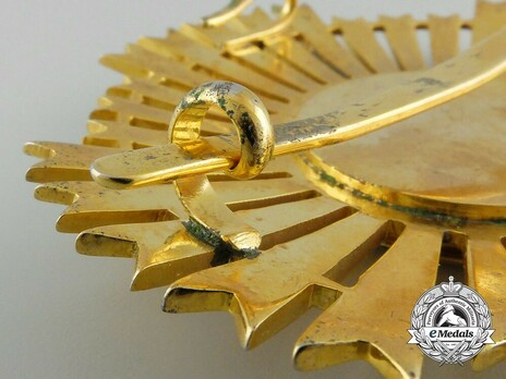 Royal Order of Sahametrei, Grand Cross Breast Star Reverse Detail