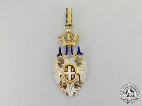 Order of the White Eagle, Type II, Civil Division, III Class Obverse Order of the White Eagle, Type II, Civil Division, III Class Obverse