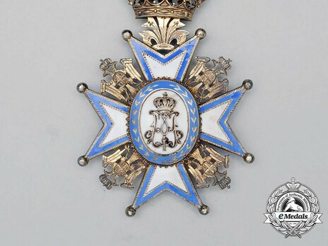 Order of Saint Sava, Type I, II Class Breast Star Reverse