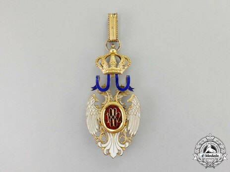 Order of the White Eagle, Type II, Civil Division, III Class Reverse